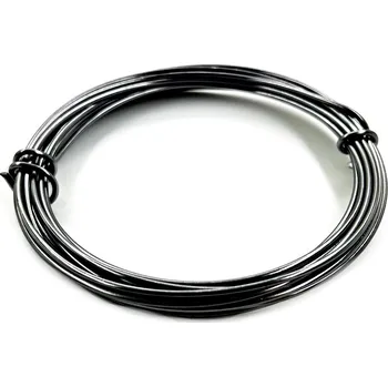 Stavební profil Hliníkový drát 2mm antracitový pro French Knitting 5m