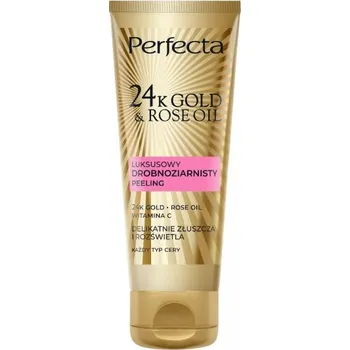 Pleťový peeling Perfecta 24K Gold&Rose Oil Luxusní jemně zrnitý pleťový peeling