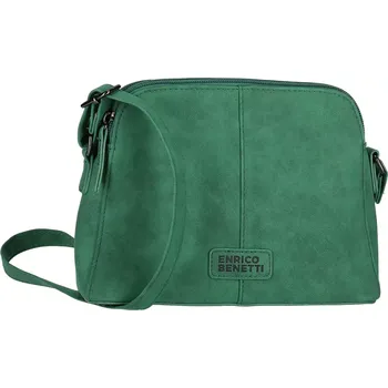 Dámská crossbody kabelka Enrico Benetti Kensi 66701 – zelená kabelka s nastavitelným popruhem a moderním designem | Cooltovka.cz