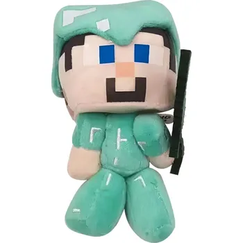 plyšák Plyšová hračka Minecraft Steve diamantový mini 16cm