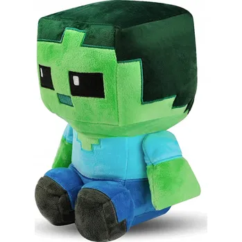plyšák Plyšová hračka Minecraft Zombie Steve Pixel 20cm