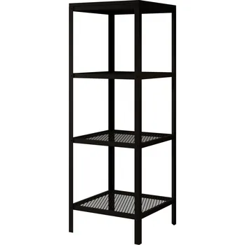 Šatní skříň Nábytek PEGAS s.r.o. Regál Reli Černý+Černý