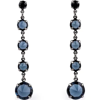 Šperk Náušnice jablonecká bižuterie, barva 3 Ink Blue