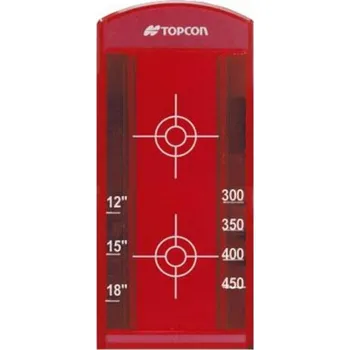 Měřící laser Dlouhý terč pro potrubní lasery Topcon - docilování