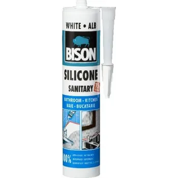 Tmel BISON SILICONE SANITARY BÍLÝ 280 ML (BISON SILICONE SANITARY BÍLÝ 280 ML)