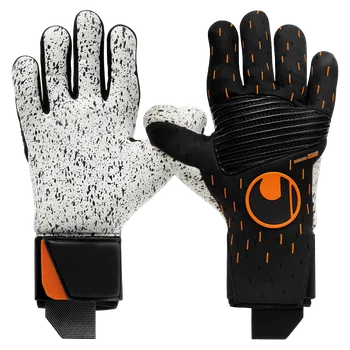 Brankářské rukavice Uhlsport SPEED CONTACT Supergrip+ Reflex černá/oranžová/bílá UK 7,5
