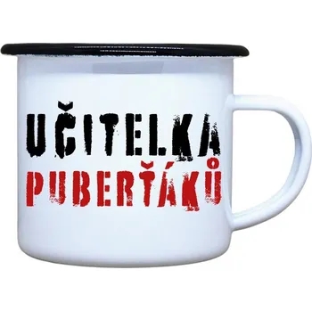 DOBRÝ TRIKO Plecháček s potiskem Učitelka puberťáků Velikost plecháčku: 330 ml