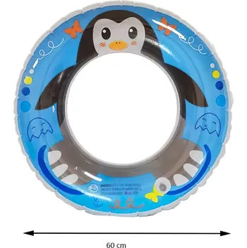 Nafukovací kruh Dětský nafukovací kruh Tučňák 60cm