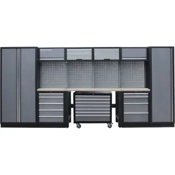 Sestava dílenského nábytku Procarosa PROFI XL-7W Pracovní deska:: dřevěná