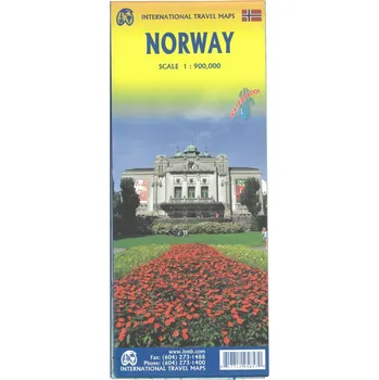 ITMB Publishing mapa Norway 1:875 t.
