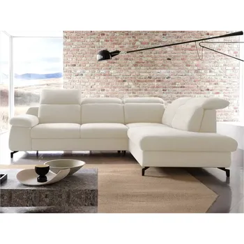 Sedací souprava Rozkládací rohová sedačka CORAL krémová