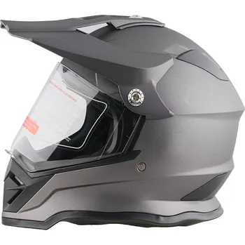 Helma na motorku MARKSTORE Enduro přilba Future - tmavě šedý mat Velikost: XL