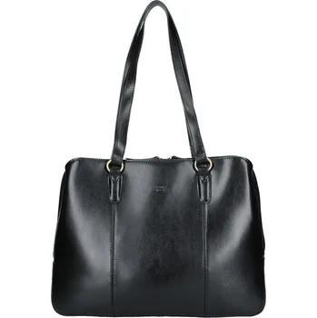 Elegantní dámská kožená kabelka Katana Paloma - černá