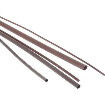 Bužírka - hadička smršťovací 3,2/1,6 mm, délka 1 m, polyetylen - hnědá