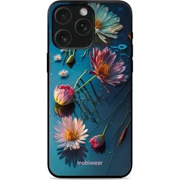 Pouzdro na mobilní telefon Lesklý kryt Mobiwear Glossy - Apple iPhone 15 Pro - G013G Květy na hladině (Prémiové lesklé pouzdro, obal, kryt Mobiwear Glossy na mobil Apple iPhone 15 Pro - G013G Květy na hladině, materiál Plast + TPU silikon - krytí po všech stranách, neošoupatelný)