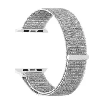 Řemínek na hodinky KSIX Milánský řemínek, textilní pro 42/44/45mm, šedá