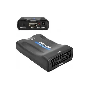 Video redukce Převodník SCART na HDMI Full HD 1080P/720P , Sada s nabíječkou do sítě