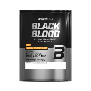 Anabolizér BioTech Black Blood NOX+ 20 g Příchuť: tropické ovoce