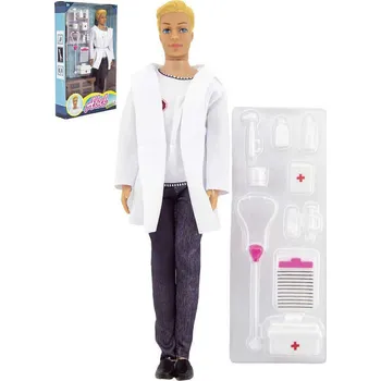Panenka Teddies Panáček doktor 30 cm s doplňky 