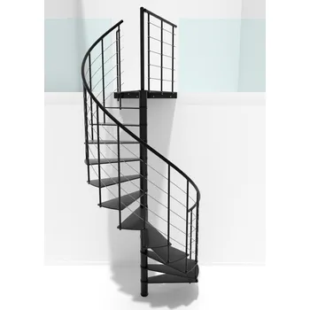 Schodiště Interiérové točité schodiště Minka Milano 120 cm pro výšku do 303 cm celokovové schodiště vhodné pro interiéry