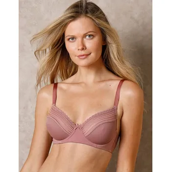 Podprsenka Blancheporte Vyztužená tvarovaná podprsenka Albury, s kosticemi růžové dřevo 85E