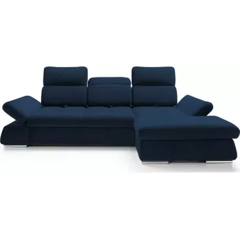 Sedací souprava Rozkládací rohová sedačka FEMINA modrá
