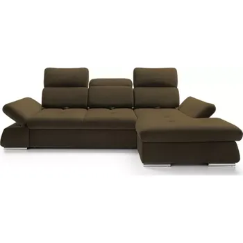 Sedací souprava Rozkládací rohová sedačka FEMINA khaki