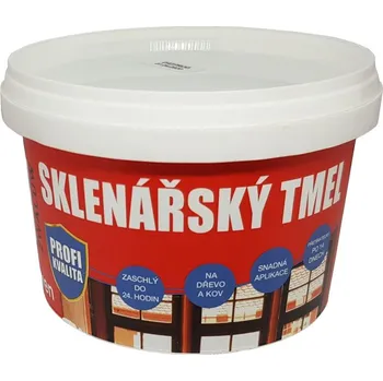 Tmel Sklenářský tmel, 1kg, kelímek, Den Braven