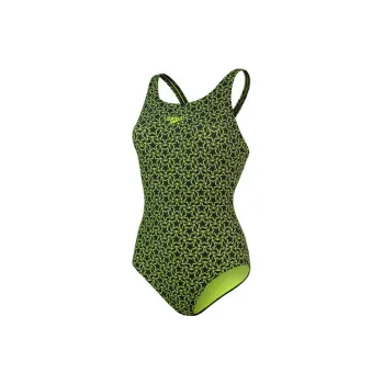 Dámské plavky SPEEDO Dámské plavky jednod. Boomstar Allover Muscleback černo/žluté, 36 (DE 40)