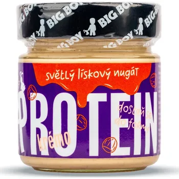 Potravina Big Boy Protein Krémo 220 g Světlý lískový nugát