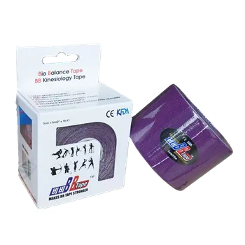Tejpovací páska WETAPE Inc. Kinesiologický tejp BB Tape 5cm x 5m fialová UK 5cm x 5m