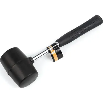 Kladivo Polax Gumová palička s kovovou rukojetí, černá 1250g