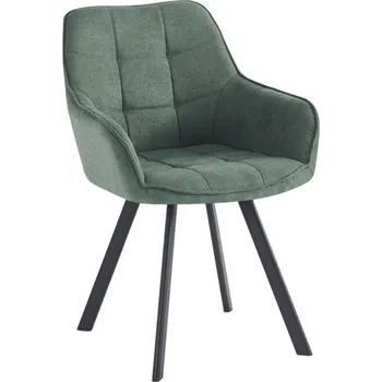 Jídelní židle Čalouněná židle PETIN Šedohnědá Taupe/černá