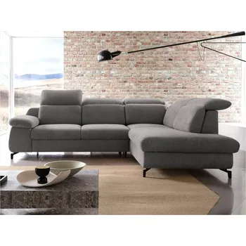 Sedací souprava Rozkládací rohová sedačka CORAL hnědá