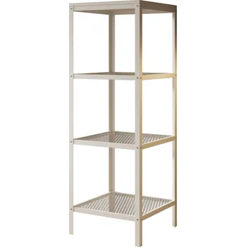 Šatní skříň Nábytek PEGAS s.r.o. Regál Reli Bílý+Bílý Matný