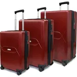 AVANCEA Sada cestovních kufrů AVANCEA DE3304 Wine red SML