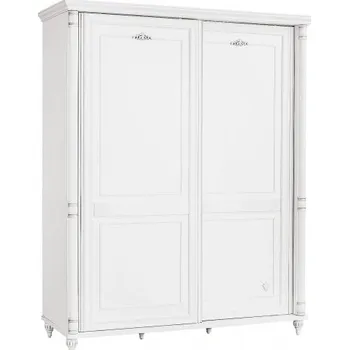 Šatní skříň Šatní skříň s posuvnými dveřmi Carmen - bílá