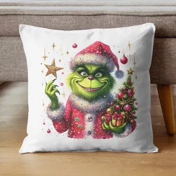 Polštář Polštářek s potiskem vánoční 40x40 cm