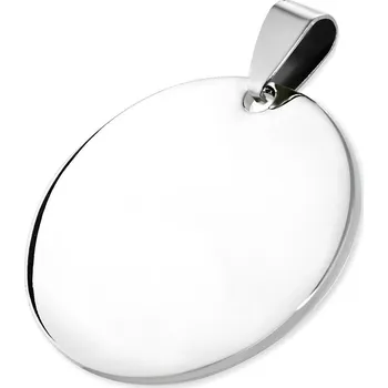 Přívěsek Ocelový přívěsek kruh 35 mm