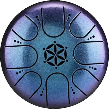 Hudební nástroj Hütermann Tongue drum - 5' (13cm), 8 tónů, C-dur - modrý.