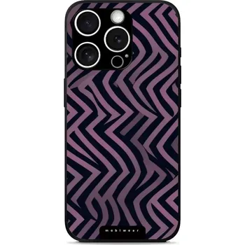 Pouzdro na mobilní telefon Lesklý kryt Mobiwear Glossy - Apple iPhone 15 Pro - GA55G Fialové klikyháky (Prémiové lesklé pouzdro, obal, kryt Mobiwear Glossy na mobil Apple iPhone 15 Pro - GA55G Fialové klikyháky, materiál Plast + TPU silikon - krytí po všech stranách, neošoupatelný)