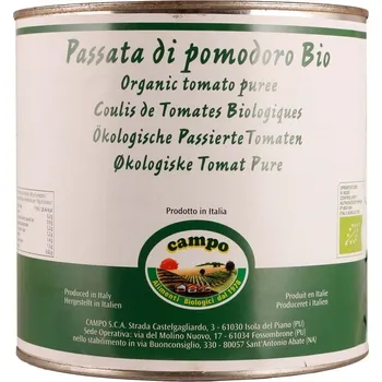 BIO rajčata pasírovaná, passata - Campo, 2,5 kg