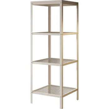 Šatní skříň Nábytek PEGAS s.r.o. Regál Reli Bílý+Bílý Lesk