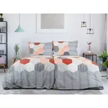 Povlečení z Renforcé bavlny HONEY COMB šedé Rozměr povlečení: 70 x 90 cm | 140 x 200 cm