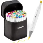 Ohuhu Brush Chisel oboustranné popisovače 48 ks + blender