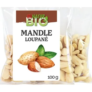 Sušená potravina IPJ NATUR s.r.o. Mandle loupané BIO 100g IPJ NATUR 5541