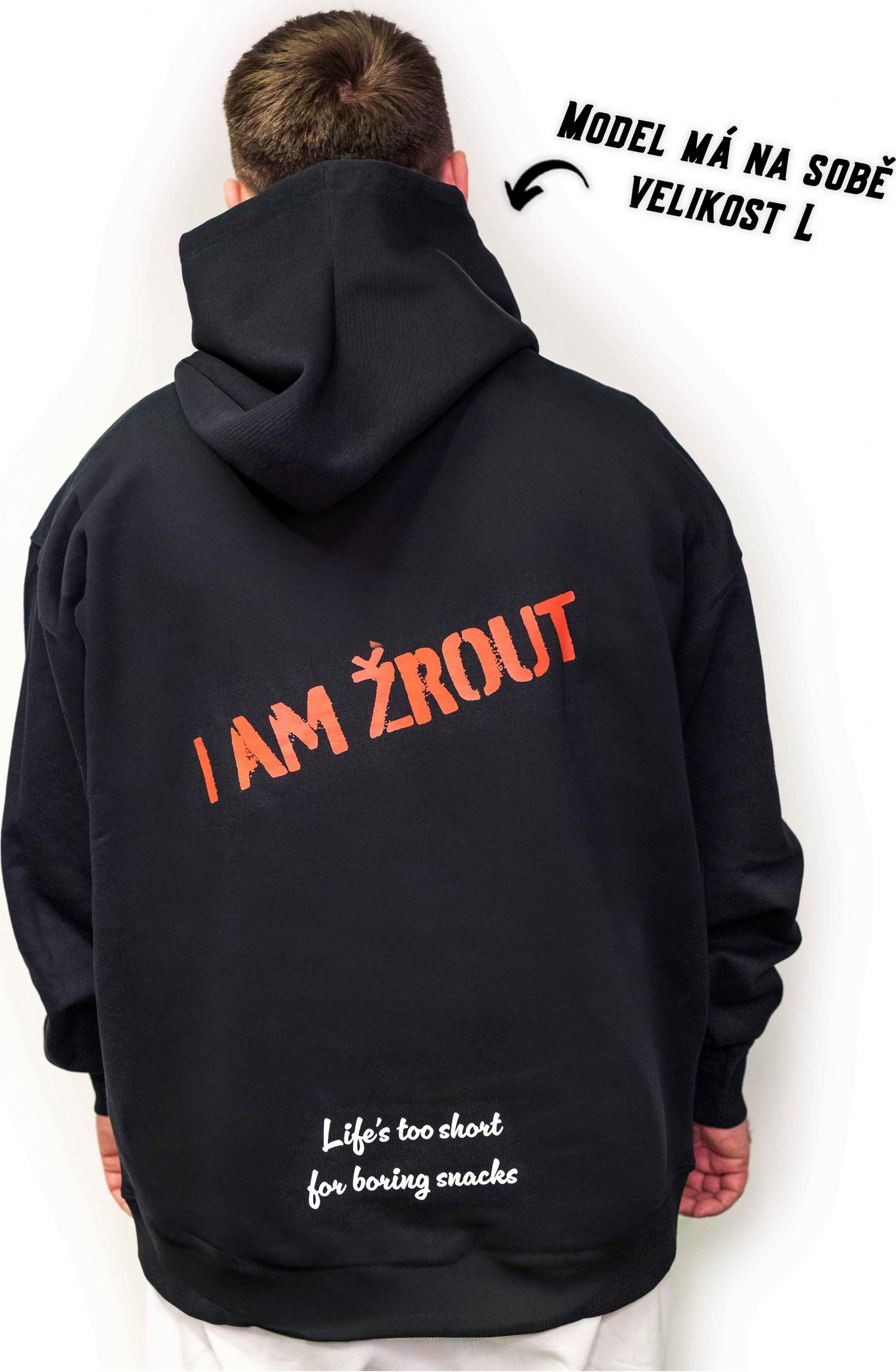 Royal Jerky - Mikina eko-friendly I AM ŽROUT Velikost: XL