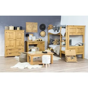 Dětský pokoj Dětský pokoj selský z masivu - K01 světlá borovice