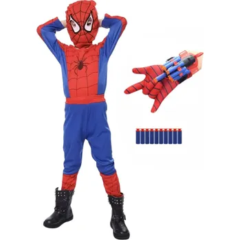 Karnevalový kostým Dětský kostým Spiderman s vystřelovákem 98-110 S