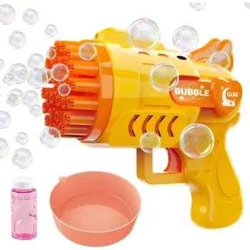 Bublifuk Automatická pistole na bubliny Bubble oranžová